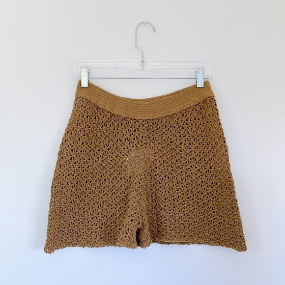 mustard yellow high waisted shorts